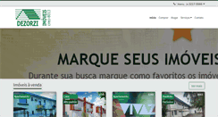 Desktop Screenshot of dezorziimoveis.com.br